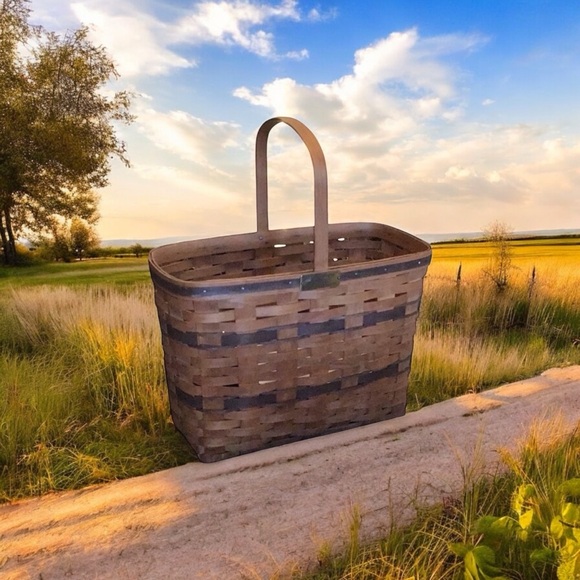 RARE HTF Longaberger 1987 Bread & Milk J W Basket Vintage ~ EUC - Picture 12 of 12